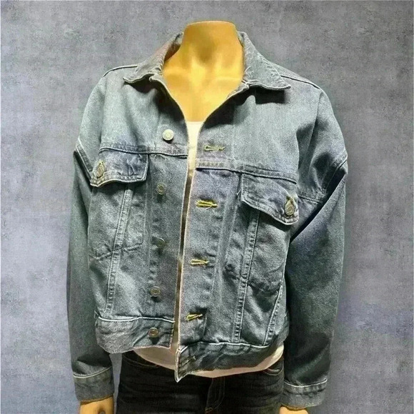 NWOT H&M women’s 90’s denim jacket size XS - Picture 5 of 13